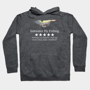 Saltwater Fly Fishing 5 stars rating catch and release energy Hoodie